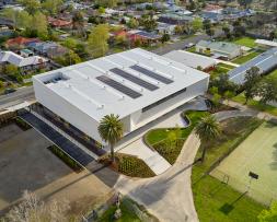 Zauner Construction Pty Ltd - James Fallon High School New Hall - Excellence in Construction of Commercial Buildings $3M-$6M – Drone view