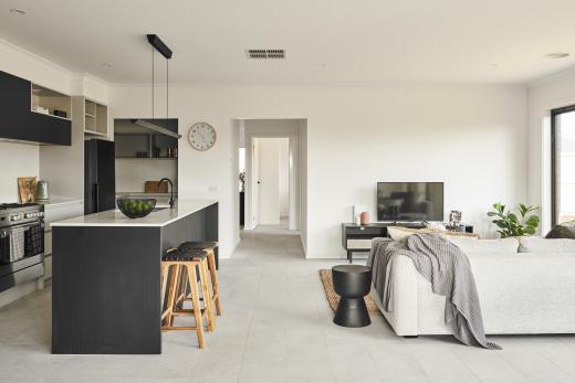 Geelong Homes - Best Display Home $350,000-$500,000 - 2023 Western Regional Building Awards – Living Room