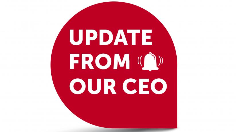 Update from our CEO