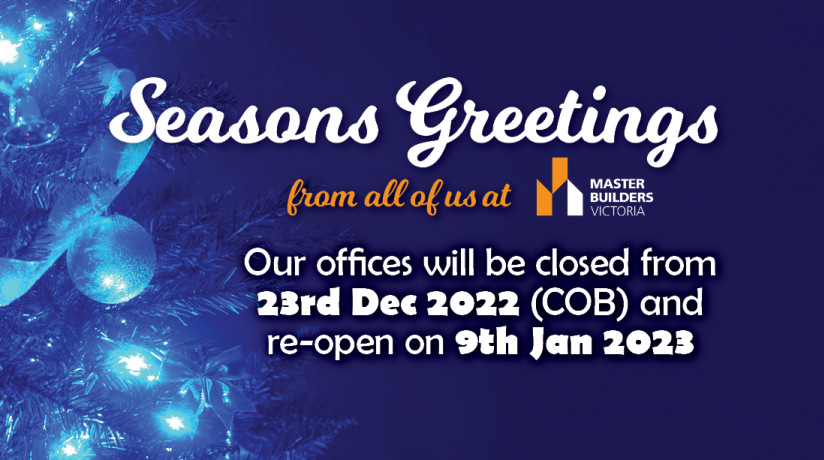 MBV Holiday Office Closure Dates