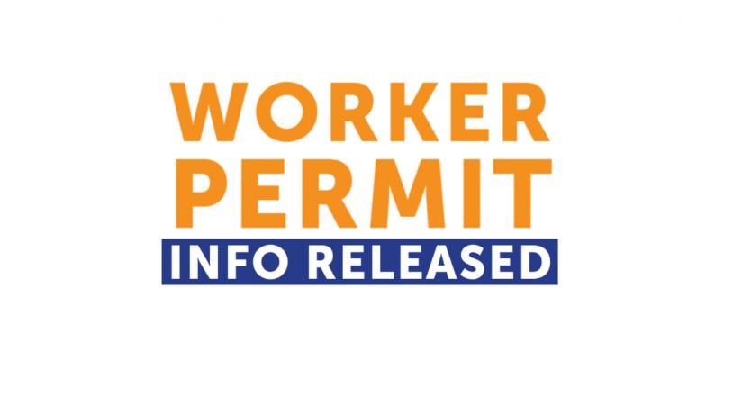 WORKER PERMIT INFO RELEASED