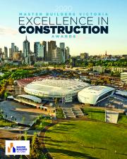 2020 Master Builders Victoria Excellence in Construction Awards magazine cover