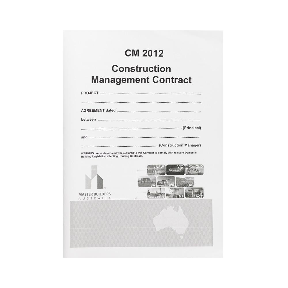 Construction Management Contract (CM 2012)